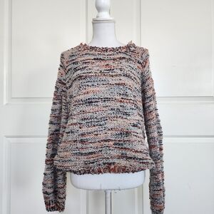 Orange Creek Textured Knit Sweater in Earth Tones